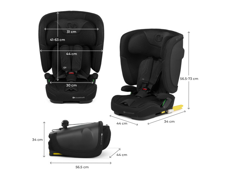 Автокрісло Kinderkraft Fix2Go i-Size Black (KCFI2GO0BLK0000), Фото 7