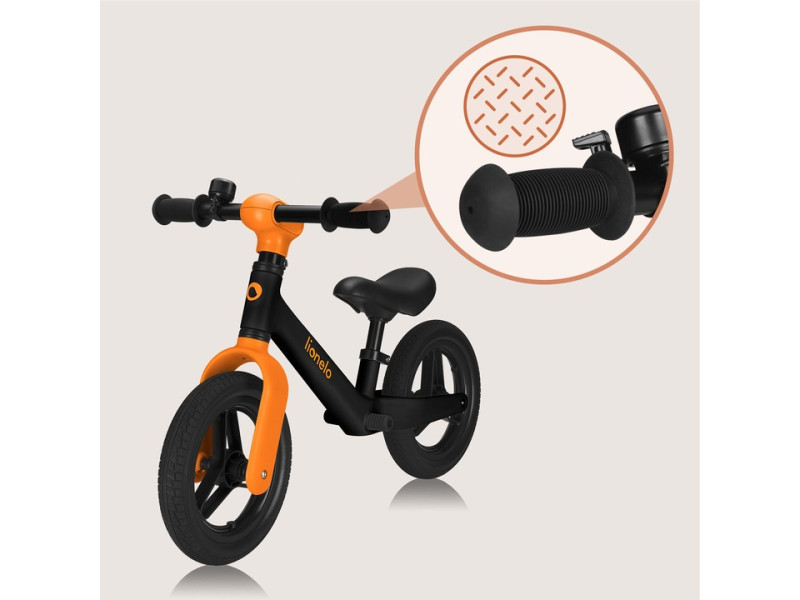 Беговел Lionelo TONI BLACK ORANGE, Фото 3