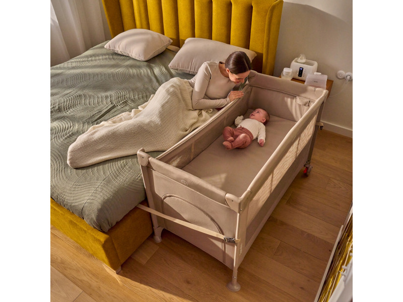 Кроватка-манеж Lionelo ELLEN BEIGE SAND, Фото 3