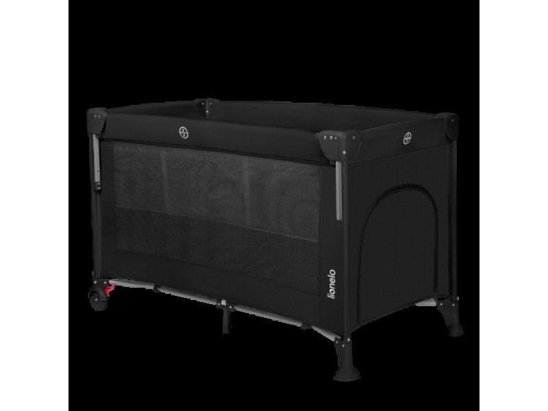 Ліжечко-манеж Lionelo ELLEN BLACK CARBON, Фото 1