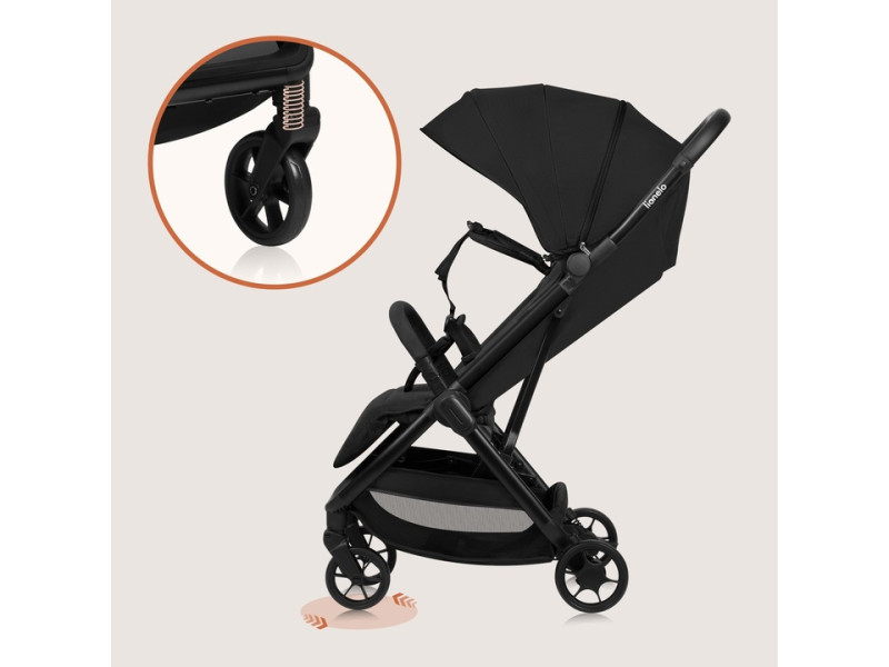 Прогулочная коляска Lionelo JULIE AIR BLACK ONYX, Фото 5