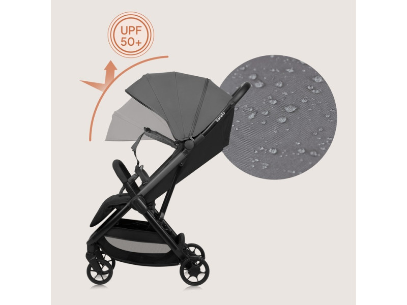 Прогулочная коляска Lionelo JULIE AIR GREY STONE, Фото 6
