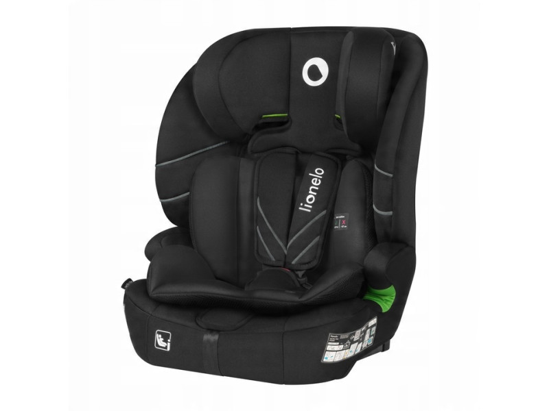 Дитяче автокрісло Lionelo  LEVI  FIX I-SIZE BLACK CARBON, Фото 1