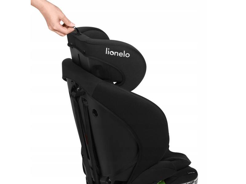 Дитяче автокрісло Lionelo  LEVI  FIX I-SIZE BLACK CARBON, Фото 3