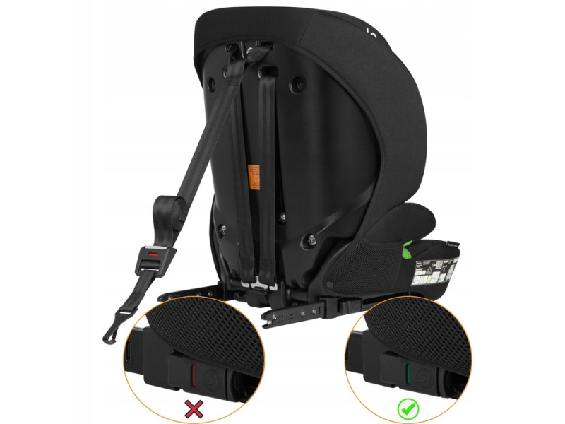 Дитяче автокрісло Lionelo  LEVI  FIX I-SIZE BLACK CARBON, Фото 6