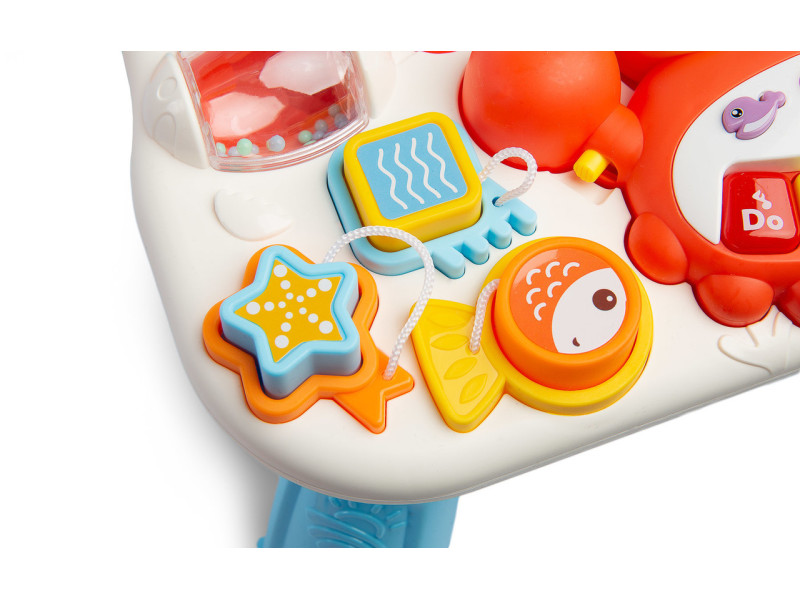 Ходунки-каталка ігровий розвиваючий столик 2 в 1 Caretero Spark Turquoise, Фото 11