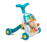 Ходунки-каталка ігровий розвиваючий столик 2 в 1 Caretero Spark Turquoise
