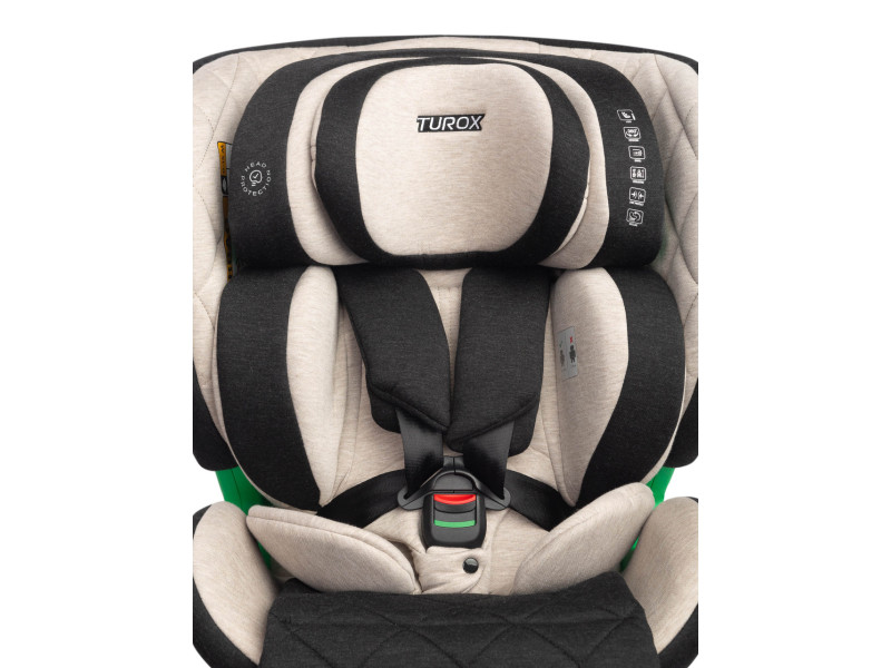 Автокрісло Caretero Turox I-SIZE Isofix (від 40 см до 150 см) Beige, Фото 11