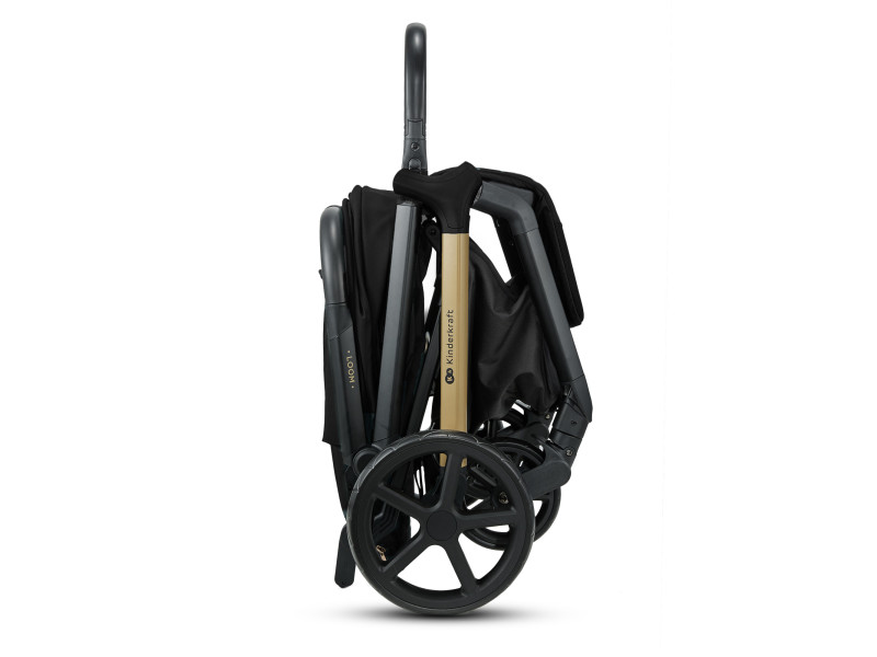 Прогулянкова коляска Kinderkraft Loom Black (KSLOOM00BLK00BS), Фото 11