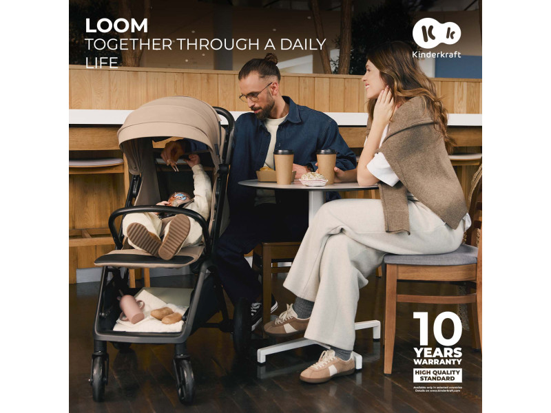 Прогулянкова коляска Kinderkraft Loom Black (KSLOOM00BLK00BS), Фото 18