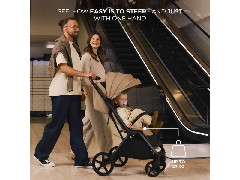 Прогулянкова коляска Kinderkraft Loom Black (KSLOOM00BLK00BS), Фото 5