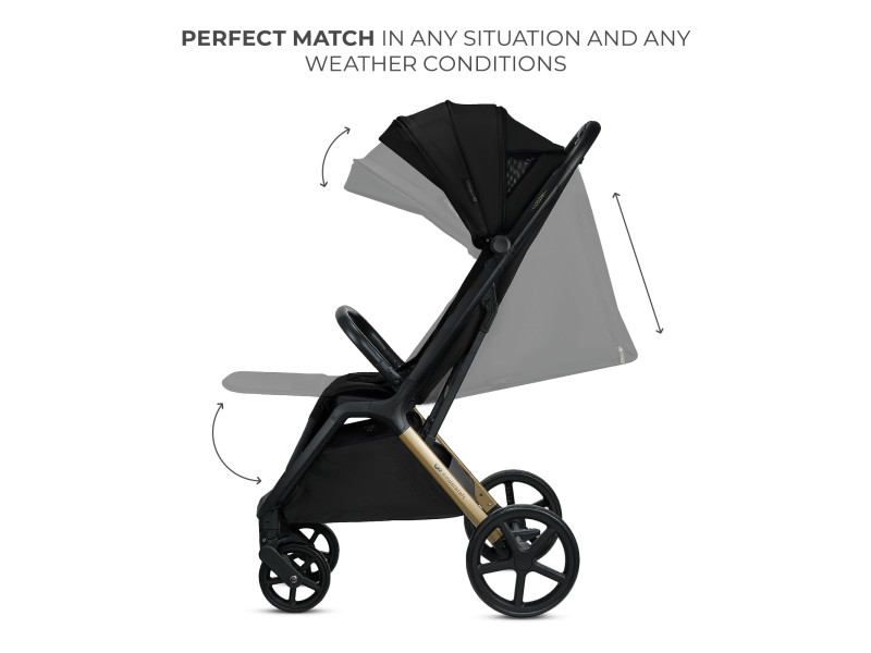 Прогулянкова коляска Kinderkraft Loom Black (KSLOOM00BLK00BS), Фото 7