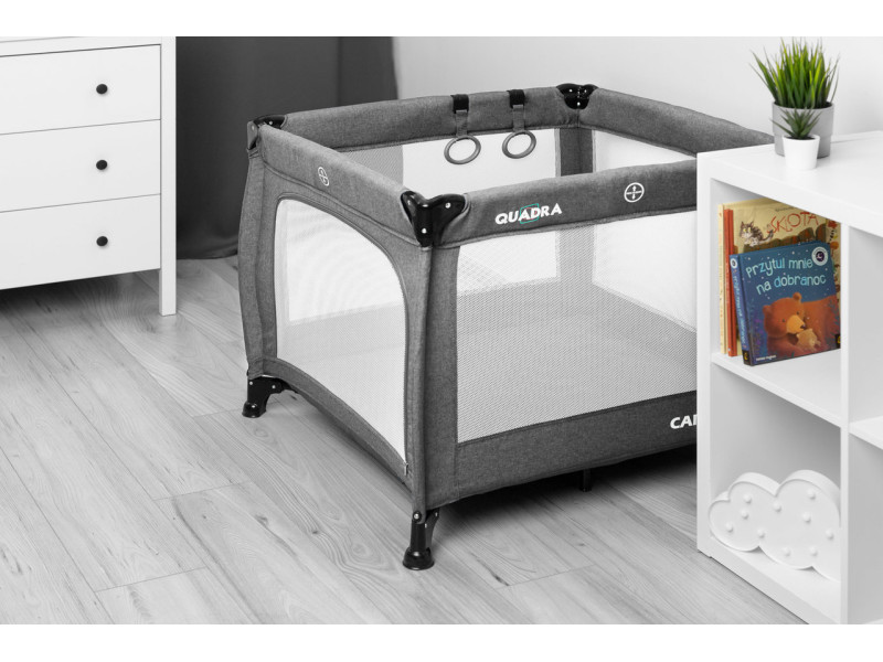 Дитячий манеж Caretero Quadra Grey, Фото 4