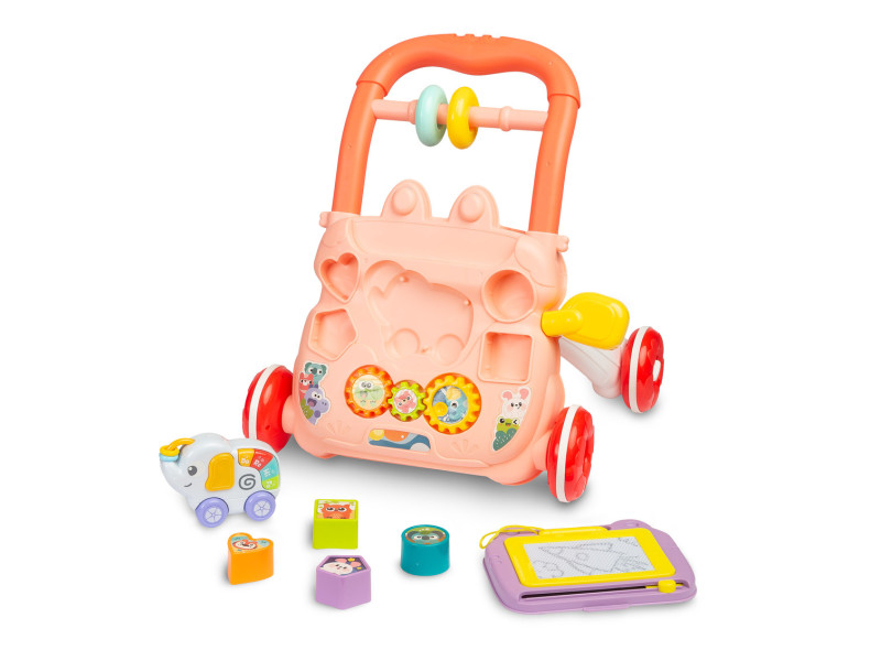 Ходунки-каталка Caretero (Toyz) ZOO Pink, Фото 4