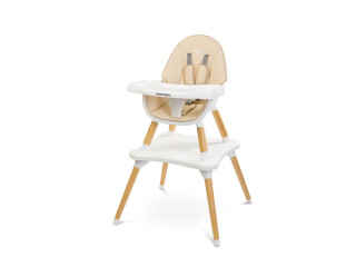 Стільчик для годування 2 в 1 Caretero Tuva Beige