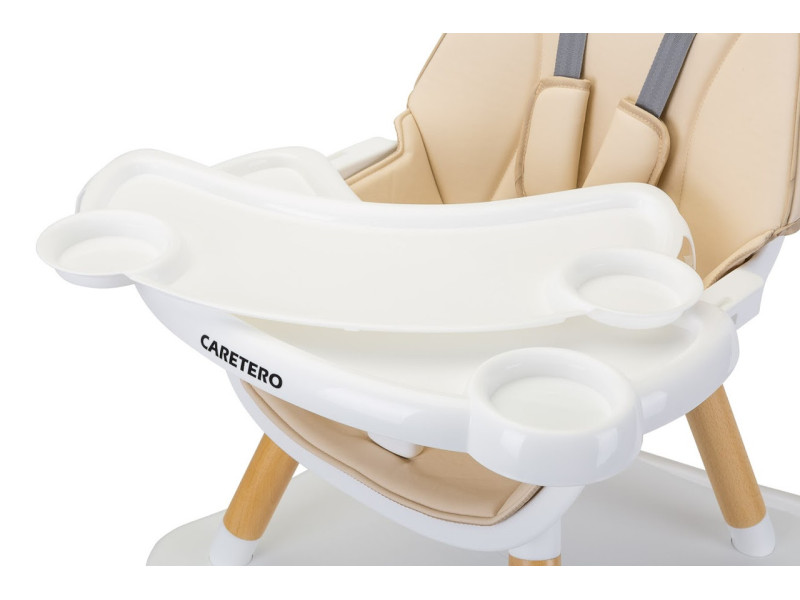 Стільчик для годування 2 в 1 Caretero Tuva Beige, Фото 5