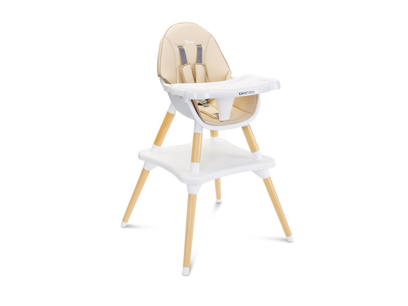 Стільчик для годування 2 в 1 Caretero Tuva Beige, Фото 6