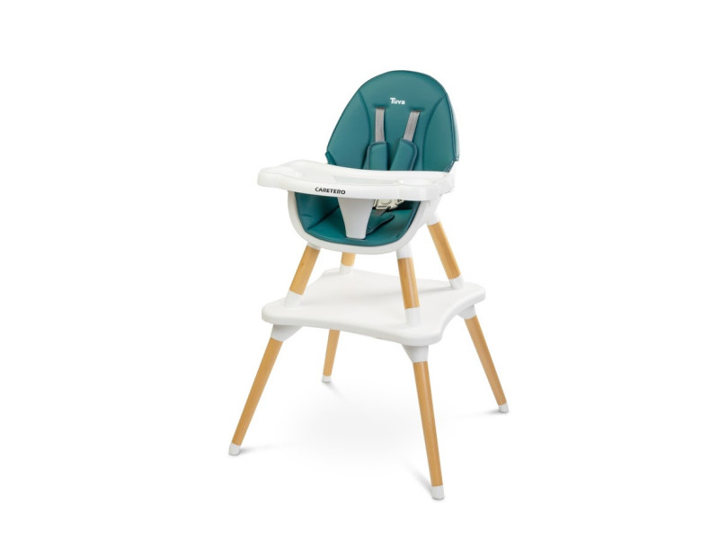 Стільчик для годування 2 в 1 Caretero Tuva Dark Green, Фото 1
