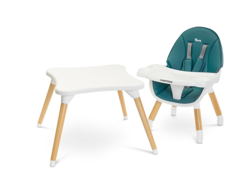 Стільчик для годування 2 в 1 Caretero Tuva Dark Green, Фото 11