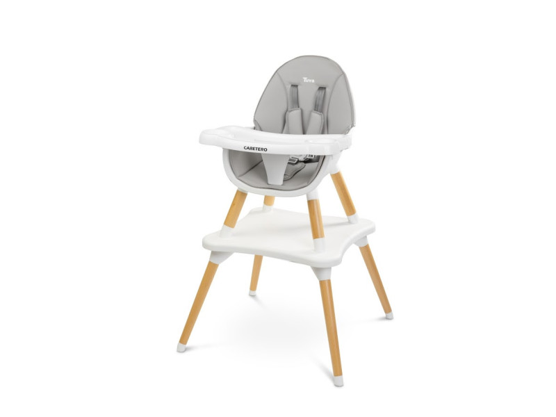Стільчик для годування 2 в 1 Caretero Tuva Grey, Фото 1