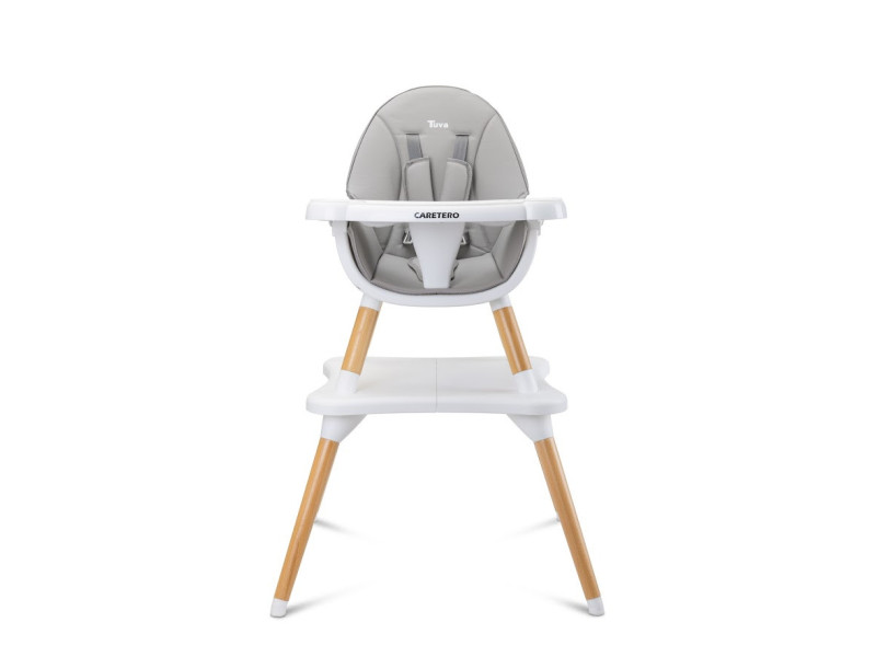 Стільчик для годування 2 в 1 Caretero Tuva Grey, Фото 5