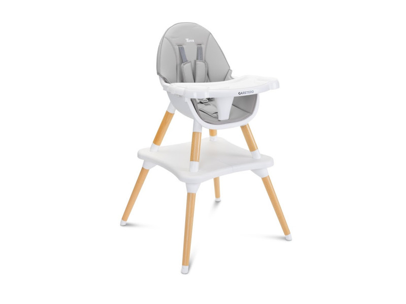 Стільчик для годування 2 в 1 Caretero Tuva Grey, Фото 6