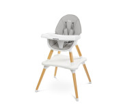 Стільчик для годування 2 в 1 Caretero Tuva Grey