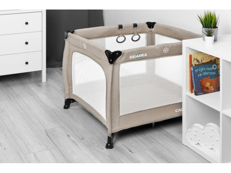 Дитячий манеж Caretero Quadra Brown, Фото 6