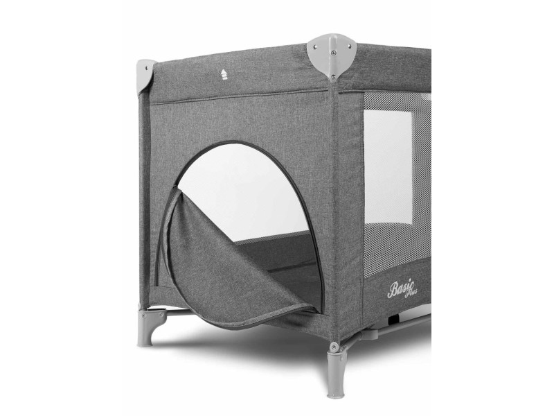Дитяче ліжко манеж Caretero Basic Plus Graphite, Фото 5