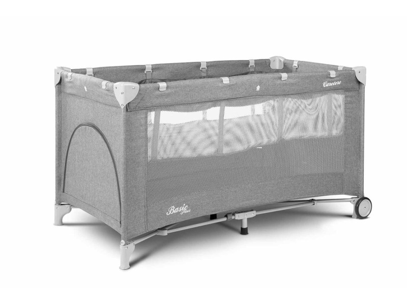 Дитяче ліжко манеж Caretero Basic Plus Grey, Фото 1