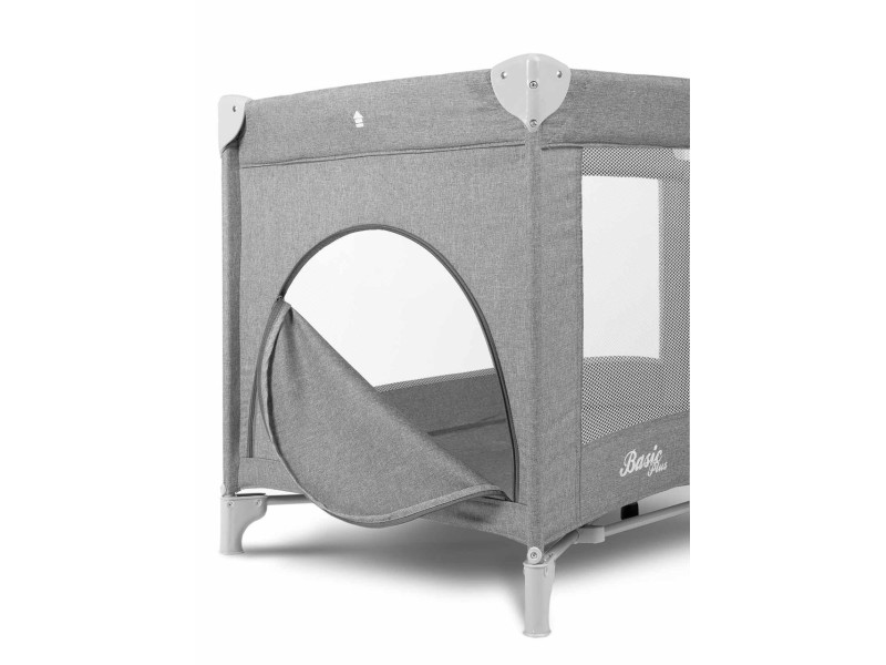 Дитяче ліжко манеж Caretero Basic Plus Grey, Фото 3