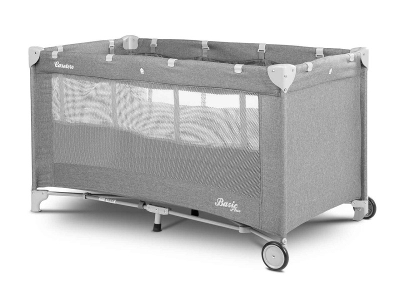 Дитяче ліжко манеж Caretero Basic Plus Grey, Фото 4