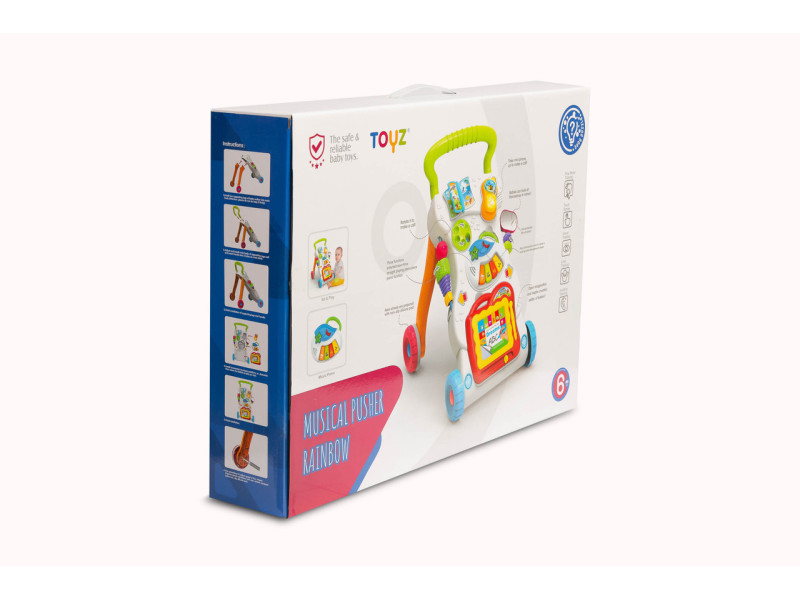 Ходунки-каталка Caretero (Toyz) музичні Rainbow, Фото 6