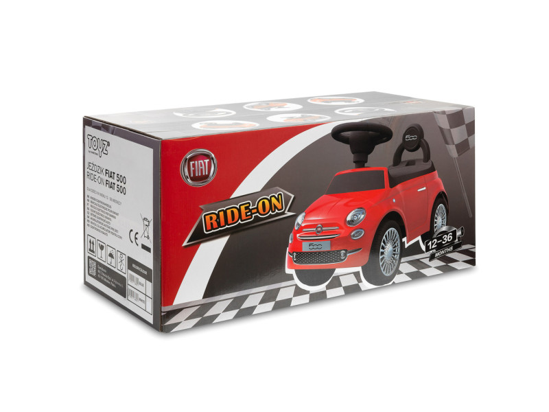 Машинка для катання Caretero (Toyz) Fiat 500 White, Фото 8