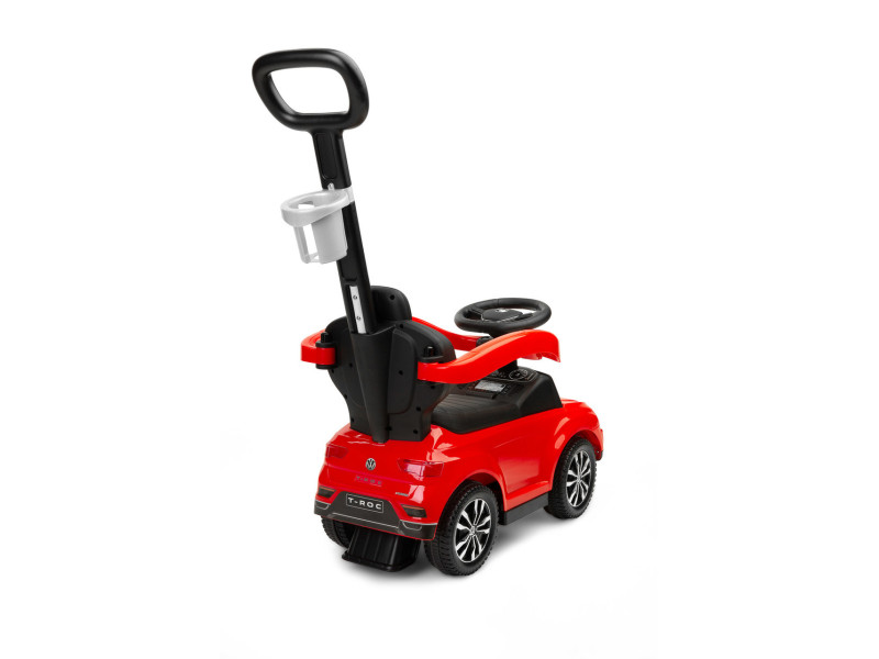 Машинка для катання Caretero (Toyz) VW T-Roc з батьківською ручкою Red, Фото 3