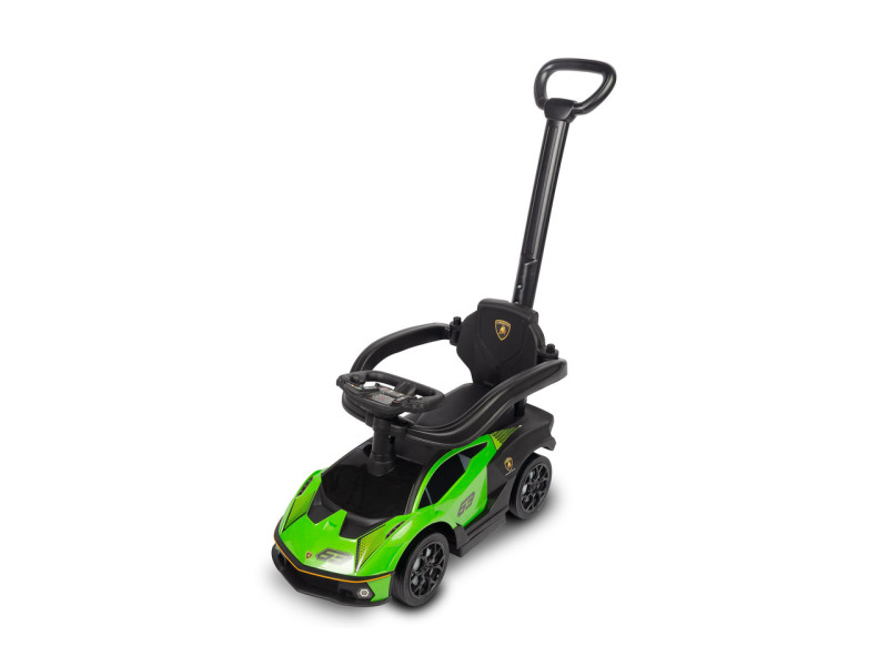 Машинка для катання Caretero (Toyz) Lamborghini Essenza з батьківською ручкою Green, Фото 1