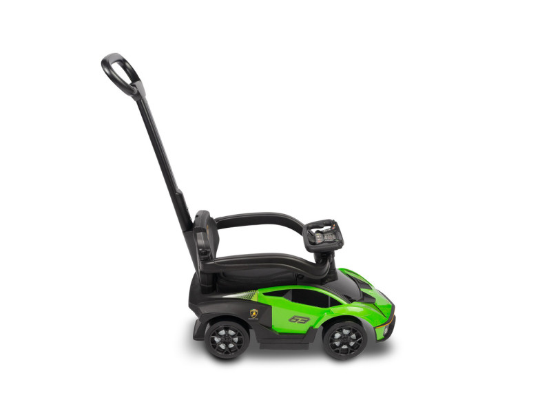 Машинка для катання Caretero (Toyz) Lamborghini Essenza з батьківською ручкою Green, Фото 3
