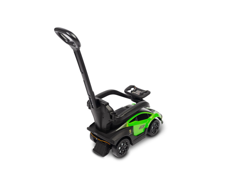 Машинка для катання Caretero (Toyz) Lamborghini Essenza з батьківською ручкою Green, Фото 4
