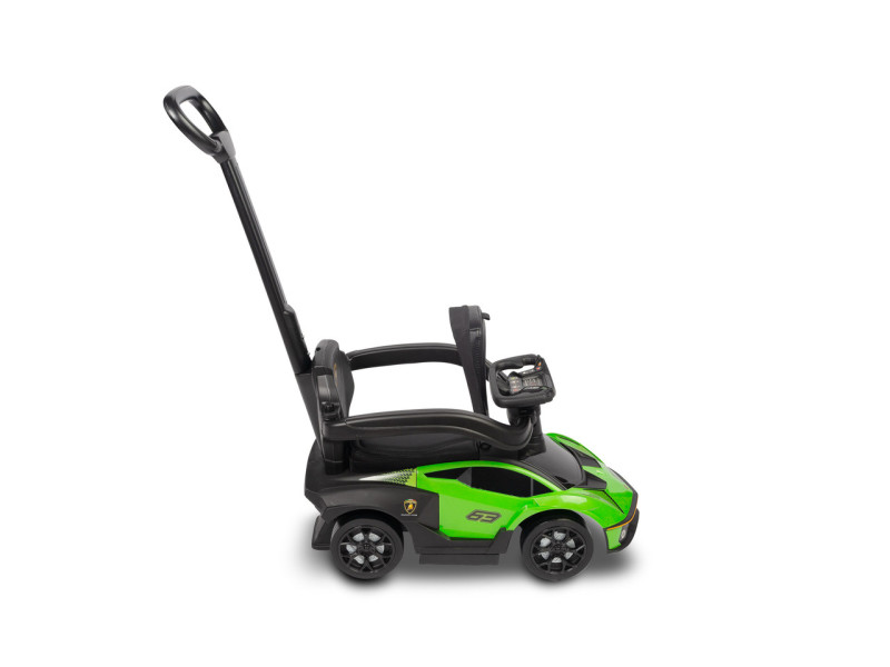 Машинка для катання Caretero (Toyz) Lamborghini Essenza з батьківською ручкою Green, Фото 6