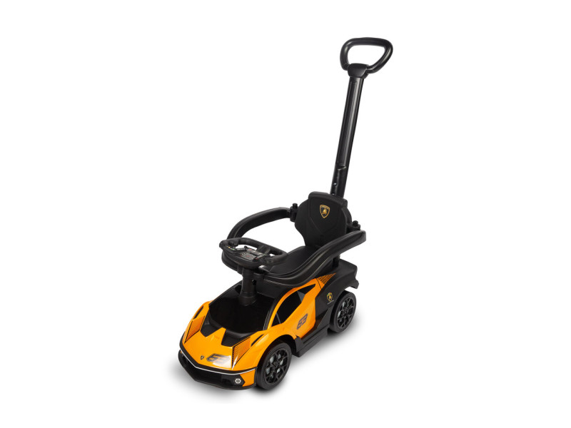 Машинка для катання Caretero (Toyz) Lamborghini Essenza з батьківською ручкою Orange, Фото 1