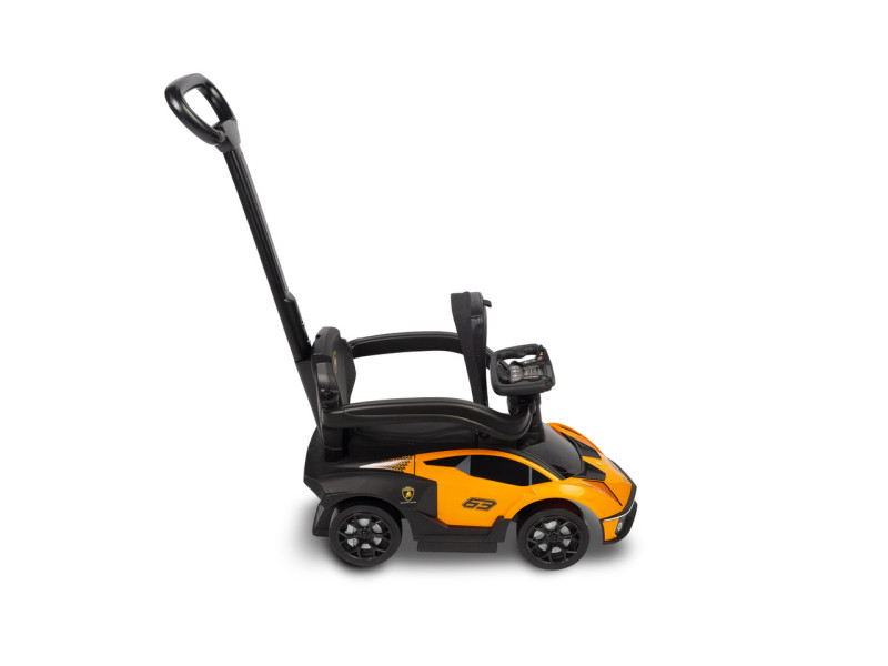 Машинка для катання Caretero (Toyz) Lamborghini Essenza з батьківською ручкою Orange, Фото 3