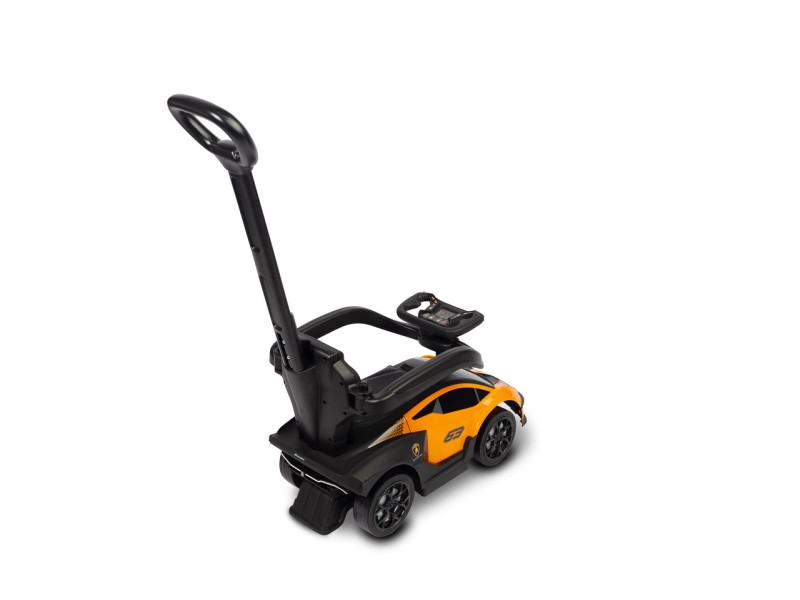 Машинка для катання Caretero (Toyz) Lamborghini Essenza з батьківською ручкою Orange, Фото 5