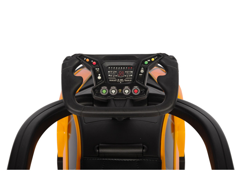 Машинка для катання Caretero (Toyz) Lamborghini Essenza з батьківською ручкою Orange, Фото 9