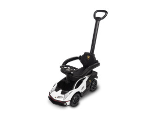 Машинка для катання Caretero (Toyz) Lamborghini Essenza з батьківською ручкою White
