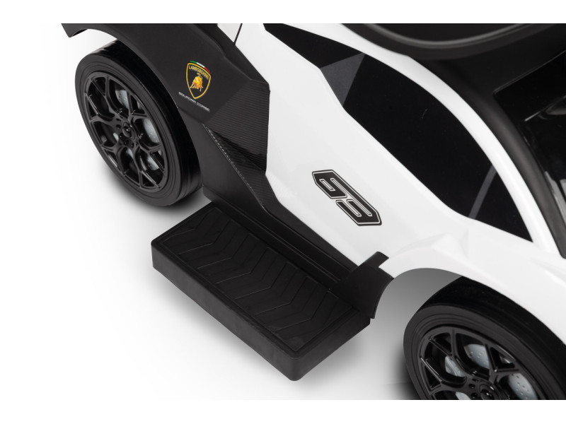 Машинка для катання Caretero (Toyz) Lamborghini Essenza з батьківською ручкою White, Фото 11