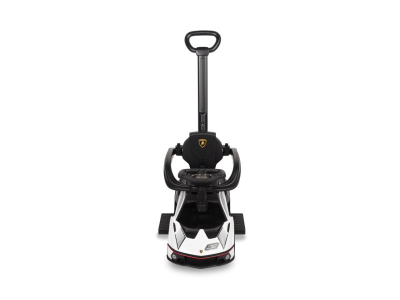 Машинка для катання Caretero (Toyz) Lamborghini Essenza з батьківською ручкою White, Фото 5