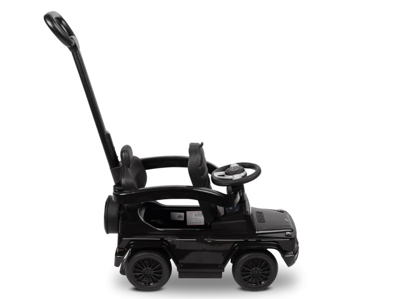 Машинка для катання Caretero (Toyz) Mercedes G350 D з батьківською ручкою Black, Фото 4