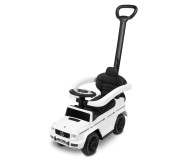Машинка для катання Caretero (Toyz) Mercedes G350 D з батьківською ручкою White