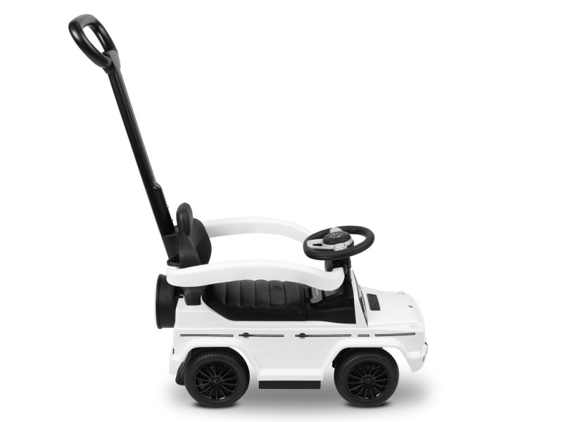 Машинка для катання Caretero (Toyz) Mercedes G350 D з батьківською ручкою White, Фото 3