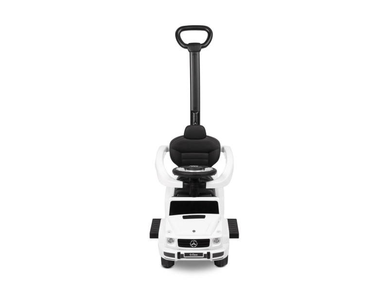 Машинка для катання Caretero (Toyz) Mercedes G350 D з батьківською ручкою White, Фото 5